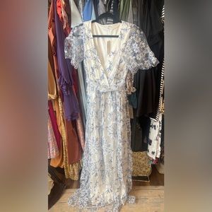 Baltic Born Marseille Embossed Maxi dress